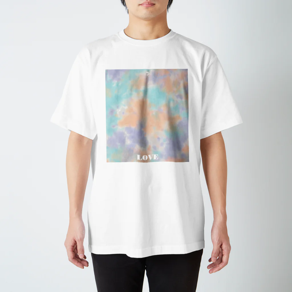 gentceramicsのtie dye love スタンダードTシャツ