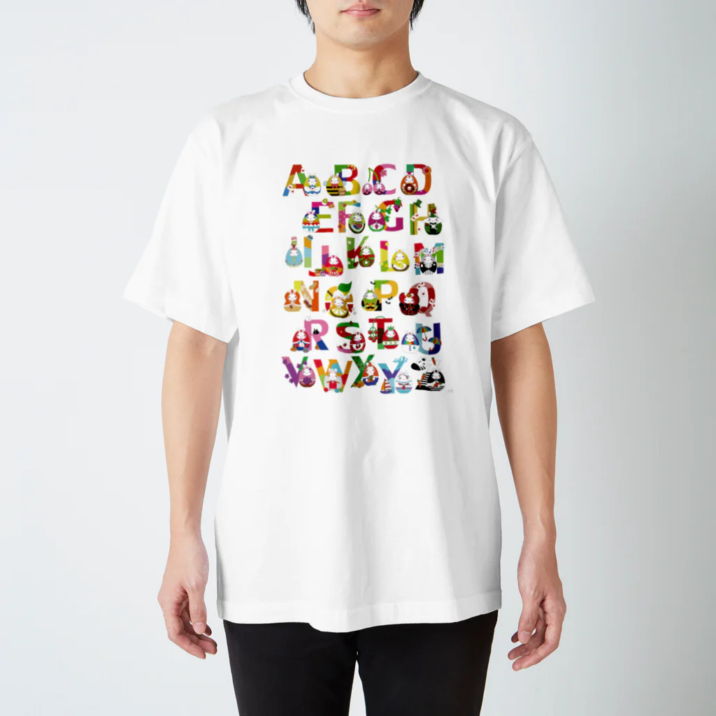 *NAGI*（ナギ）のアルファベットウサギノタマゴ 티셔츠