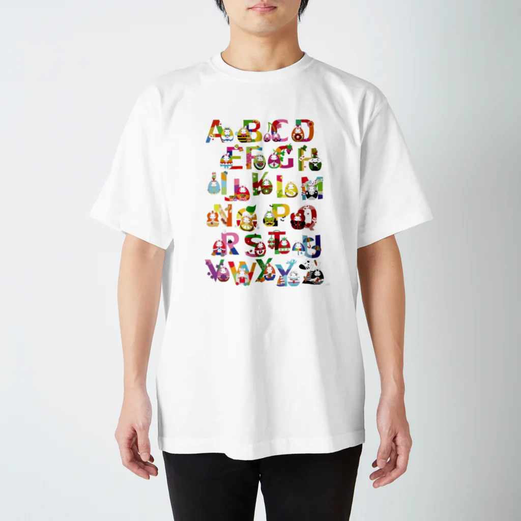 *NAGI*（ナギ）のアルファベットウサギノタマゴ スタンダードTシャツ