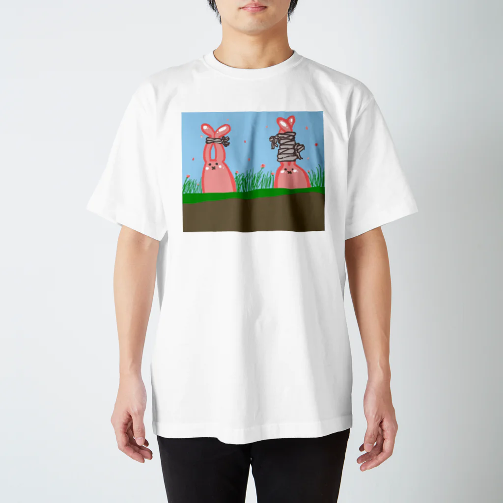 首塚首子の畑うさぎん Regular Fit T-Shirt