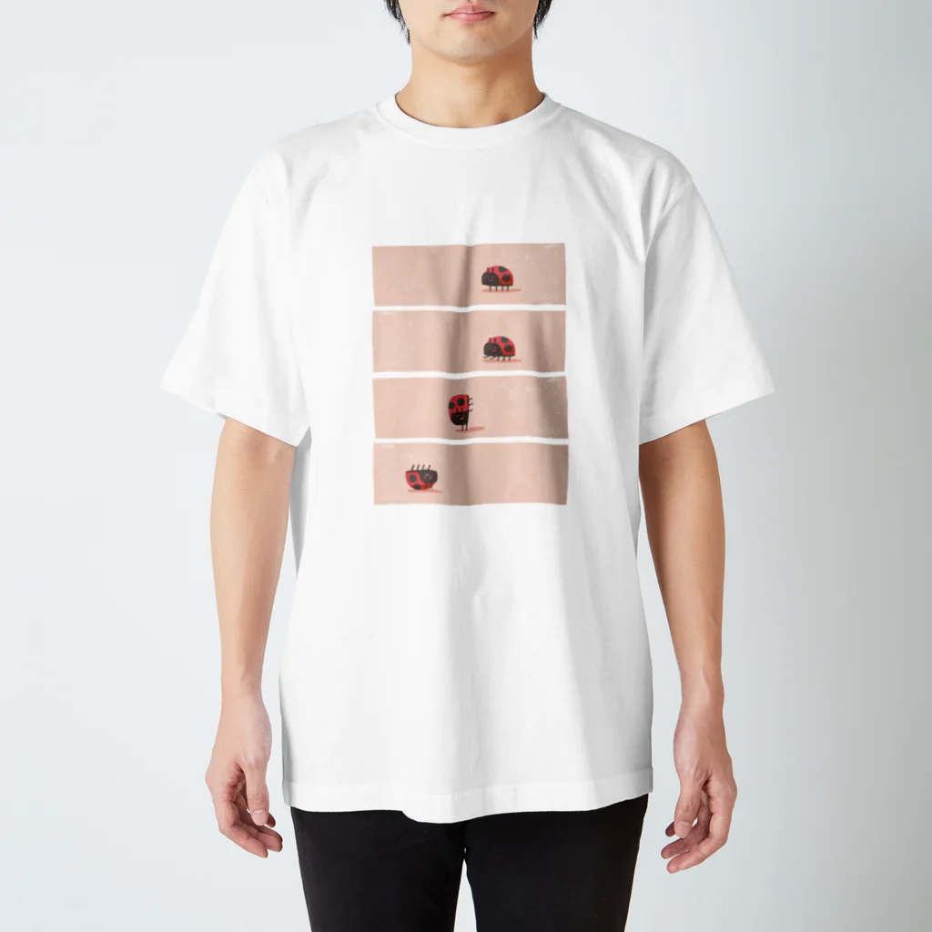 ノザキ-Nozakiのでんぐり返し虫 スタンダードTシャツ