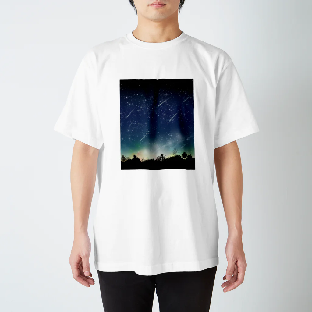 LALA CloveR.の流星 Regular Fit T-Shirt