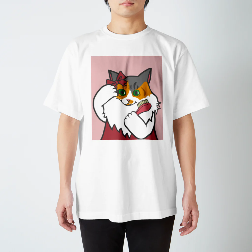 のっぴきならない。ラインスタンプ発売中ののっぴきならない/卒業猫るったん スタンダードTシャツ