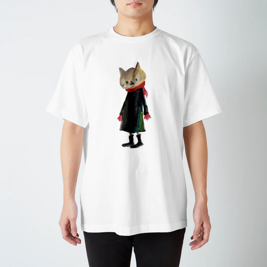 COULEUR PECOE（クルールペコ）のねこびとさん/レイ Regular Fit T-Shirt