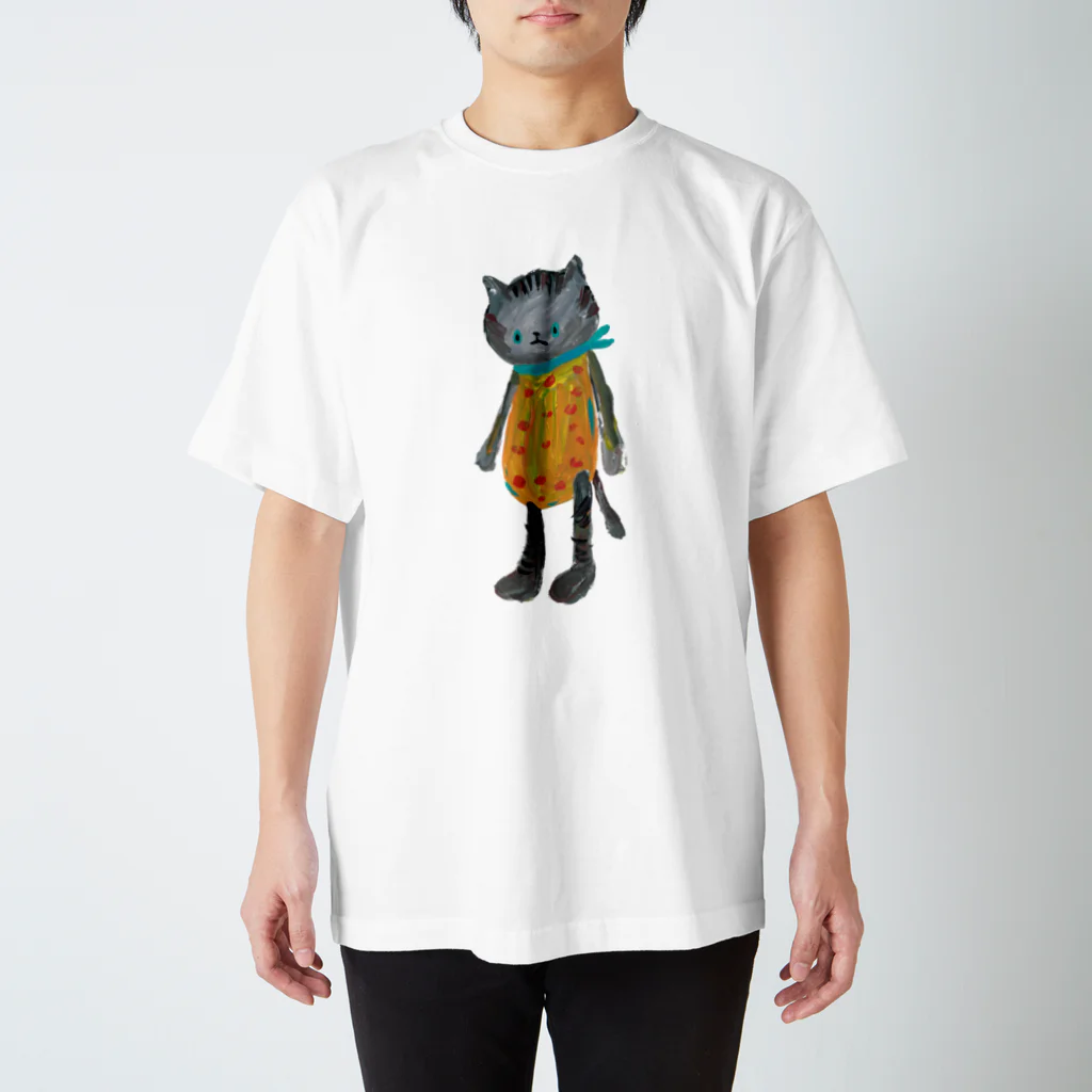 COULEUR PECOE（クルールペコ）のねこびとさん/モモ Regular Fit T-Shirt