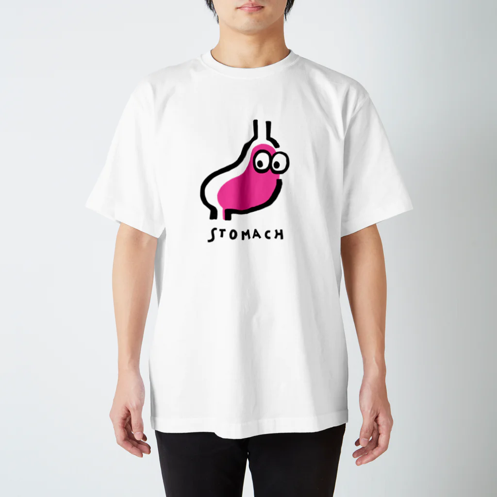 はなうた商店のすとまっくピンク スタンダードTシャツ