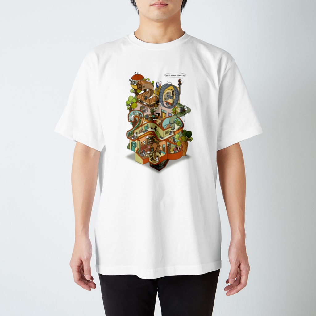 gozz/ゴズ🐃💨のしっぽのないネズミが一匹T Regular Fit T-Shirt