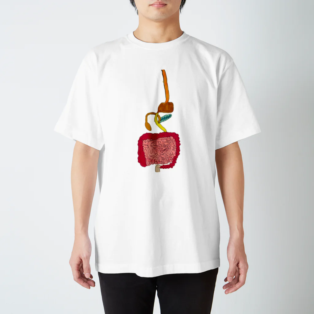 さとやま図案の臓器Tシャツ Regular Fit T-Shirt