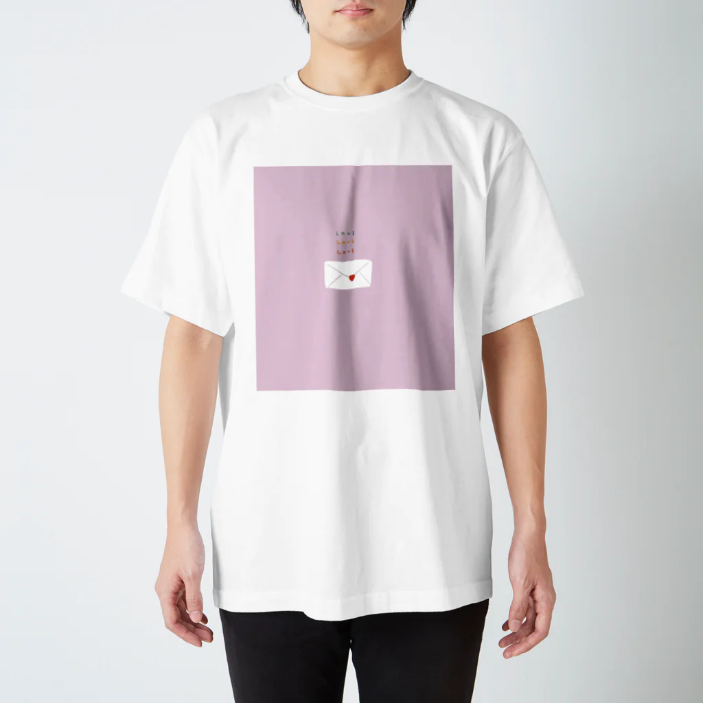 ｵｺﾒｱｲﾃﾑのLove letter スタンダードTシャツ