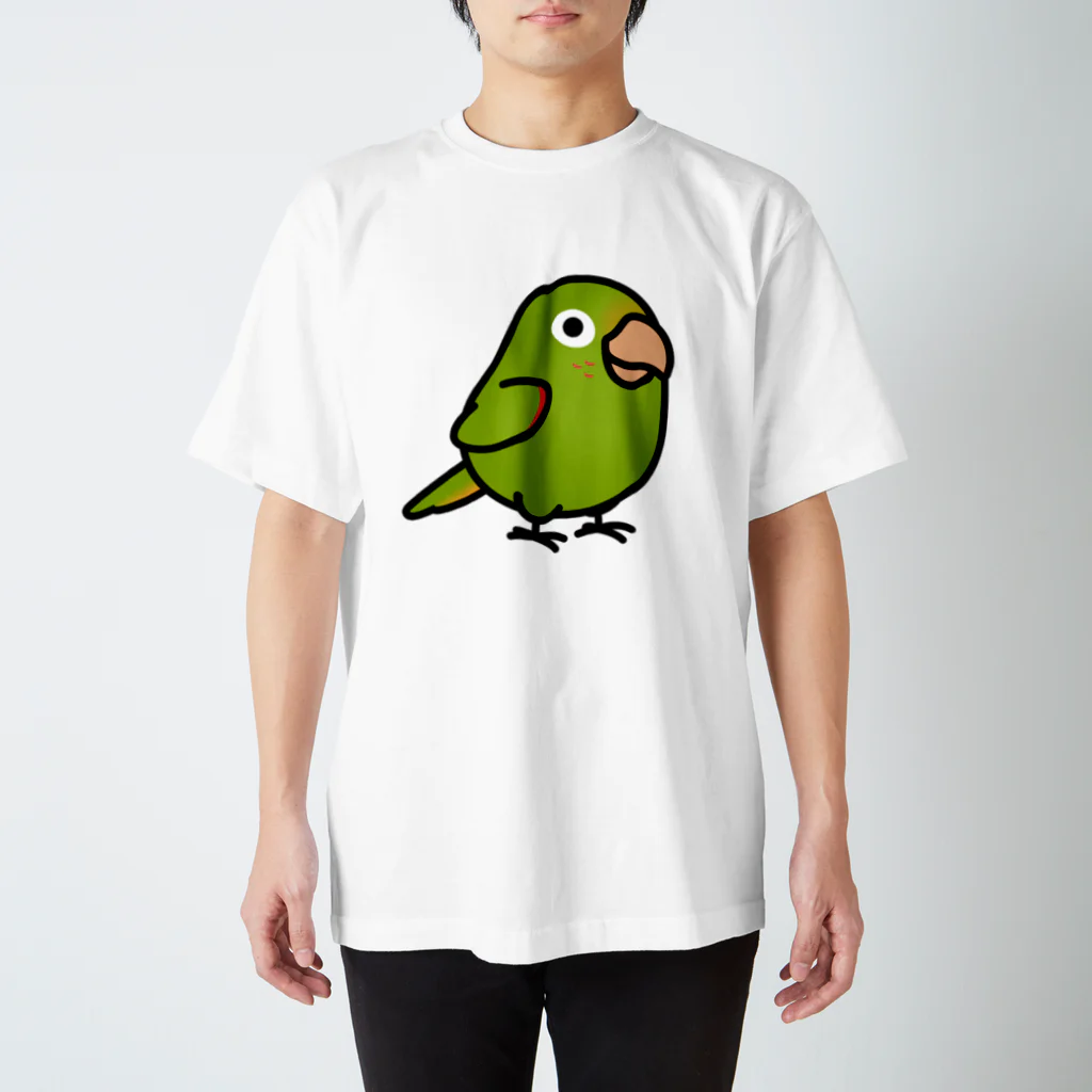 Cody the LovebirdのChubby Bird メジロメキシコインコ スタンダードTシャツ