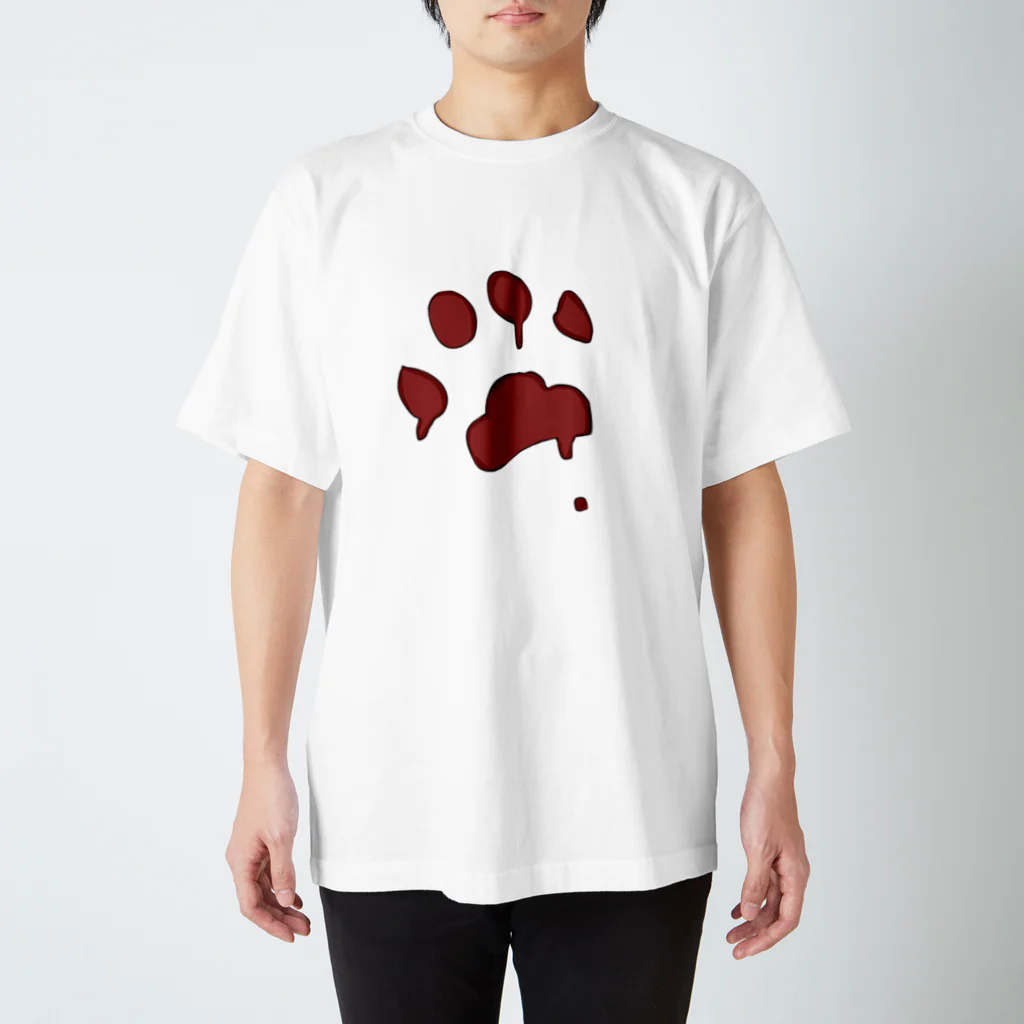 おて🐶💊@メンヘラ芸能垢のおて🐶💊Tシャツ第一弾〜肉球Tシャツ〜 Regular Fit T-Shirt