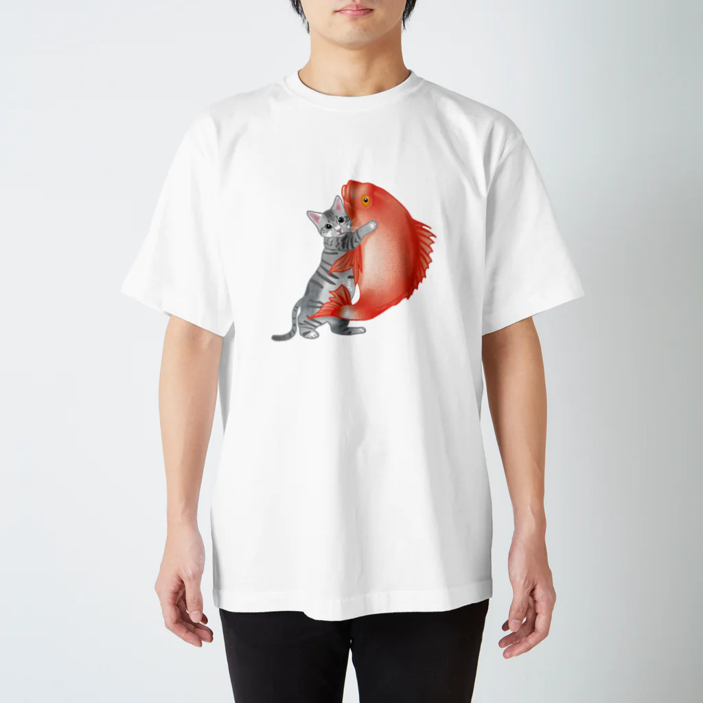 みらくしよしもの（公式）恋猫（姫ニャン） Regular Fit T-Shirt