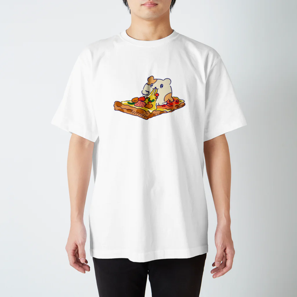 伊藤萌果のカオス屋さんのピザハムちゃん スタンダードTシャツ