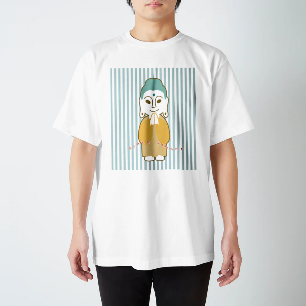 カワモトトモカ＠仏像イラストレーターのsyaka summer Regular Fit T-Shirt