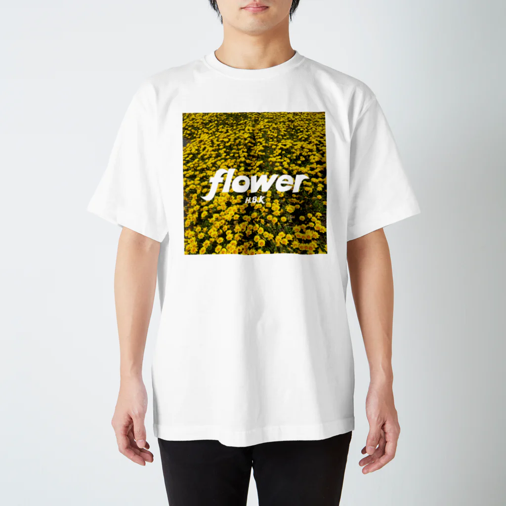 h_b_k_23のflower Regular Fit T-Shirt