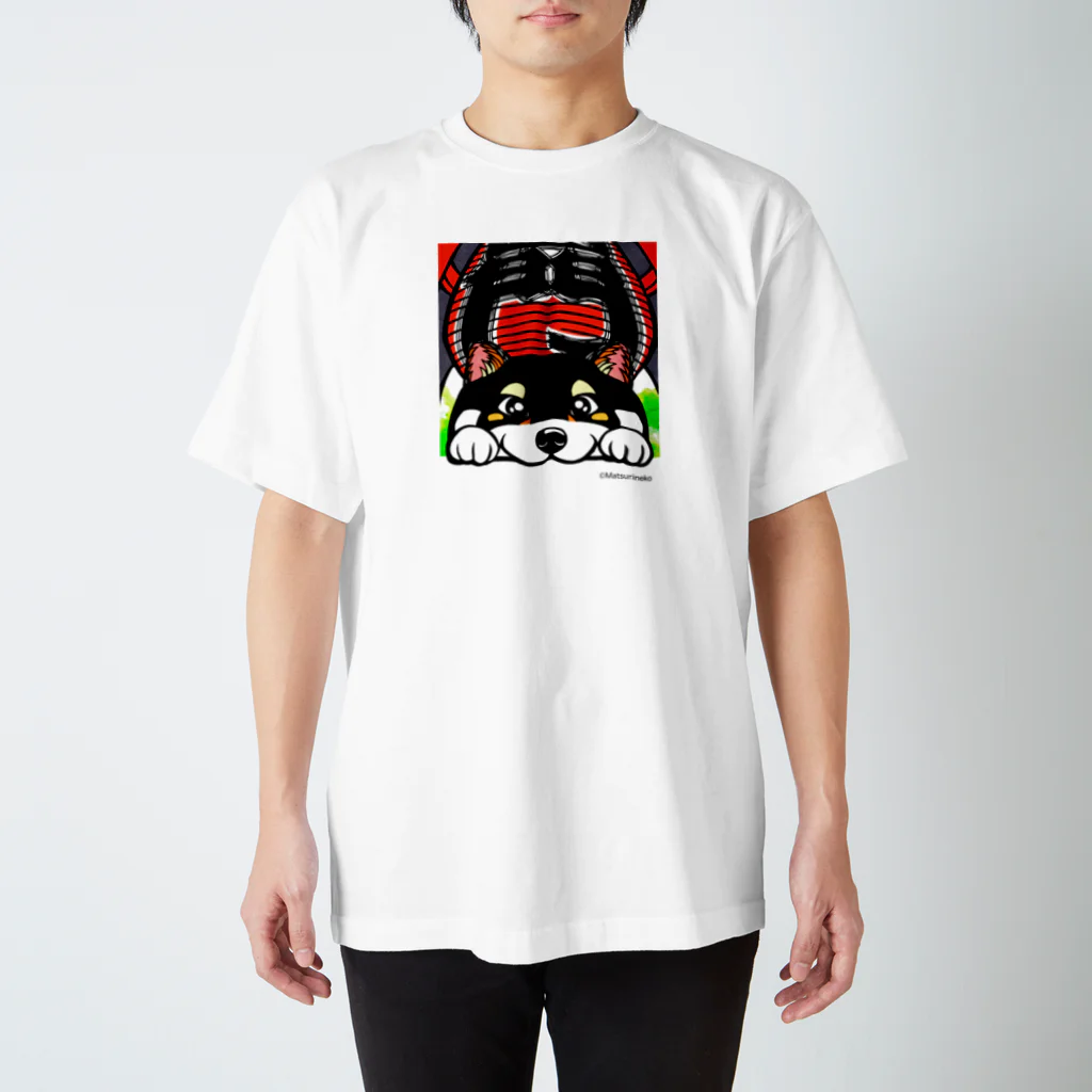 まつり猫ショップの浅草わんこ スタンダードTシャツ