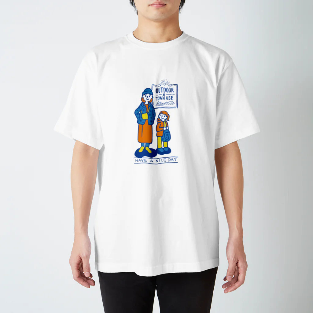 タケウマデザインのhave a nice day スタンダードTシャツ