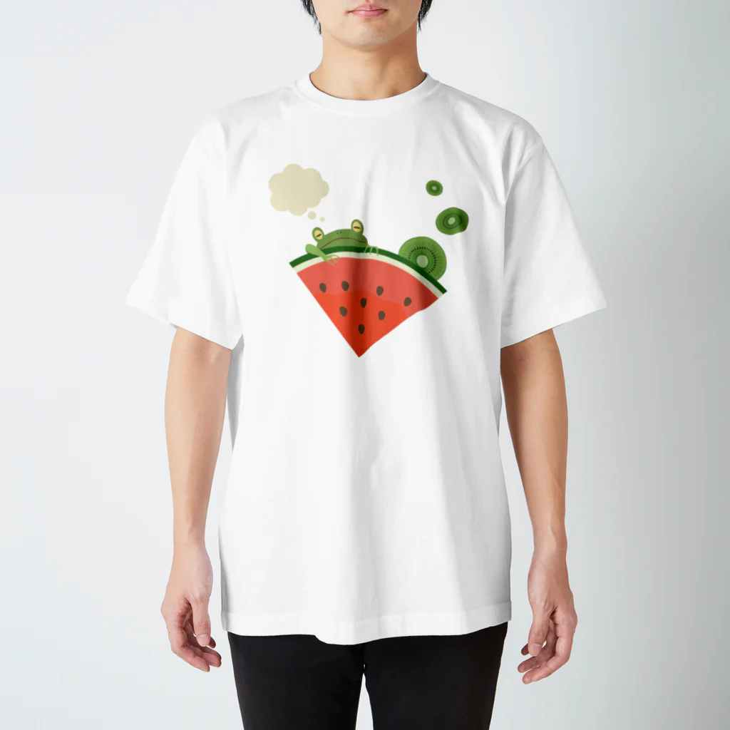 ハンクソンの背中はないよ(スイカとキウイ) スタンダードTシャツ