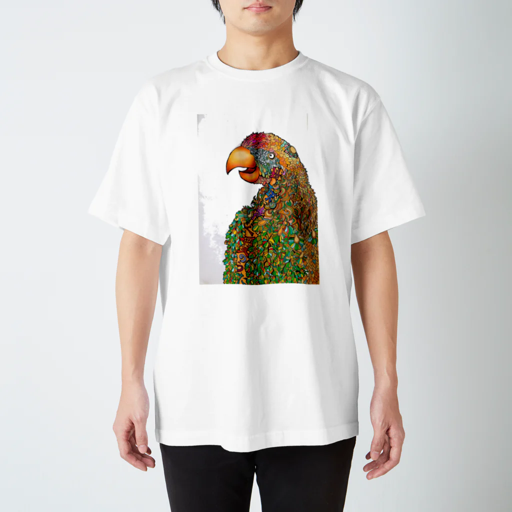 Noranoraの歌う鳥のデザインしてみました。 スタンダードTシャツ