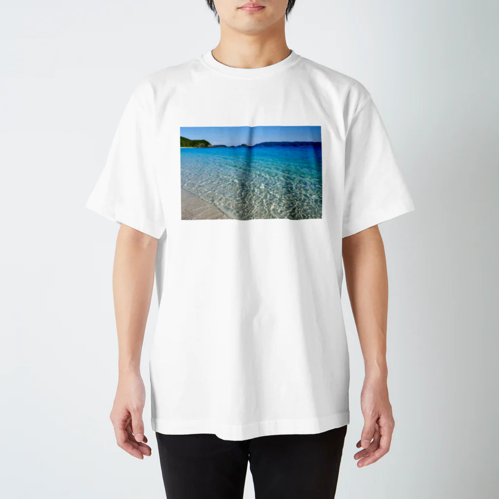 miukissimoの座間味の海辺 Regular Fit T-Shirt