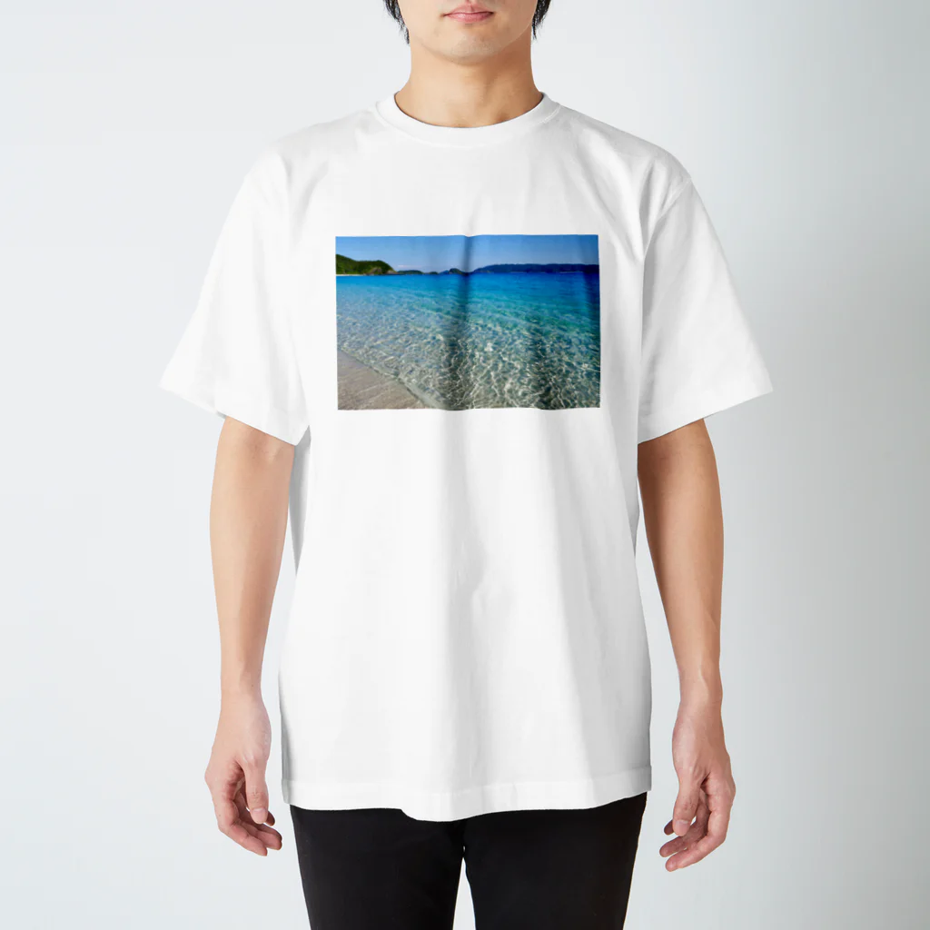 miukissimoの座間味の海辺 スタンダードTシャツ