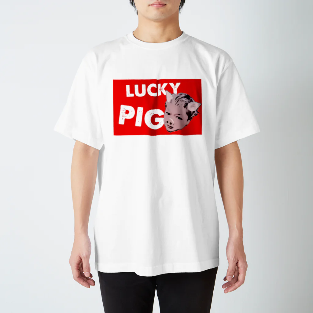 長与 千種 Chigusa Nagayoの実写版lucky pig！ スタンダードTシャツ