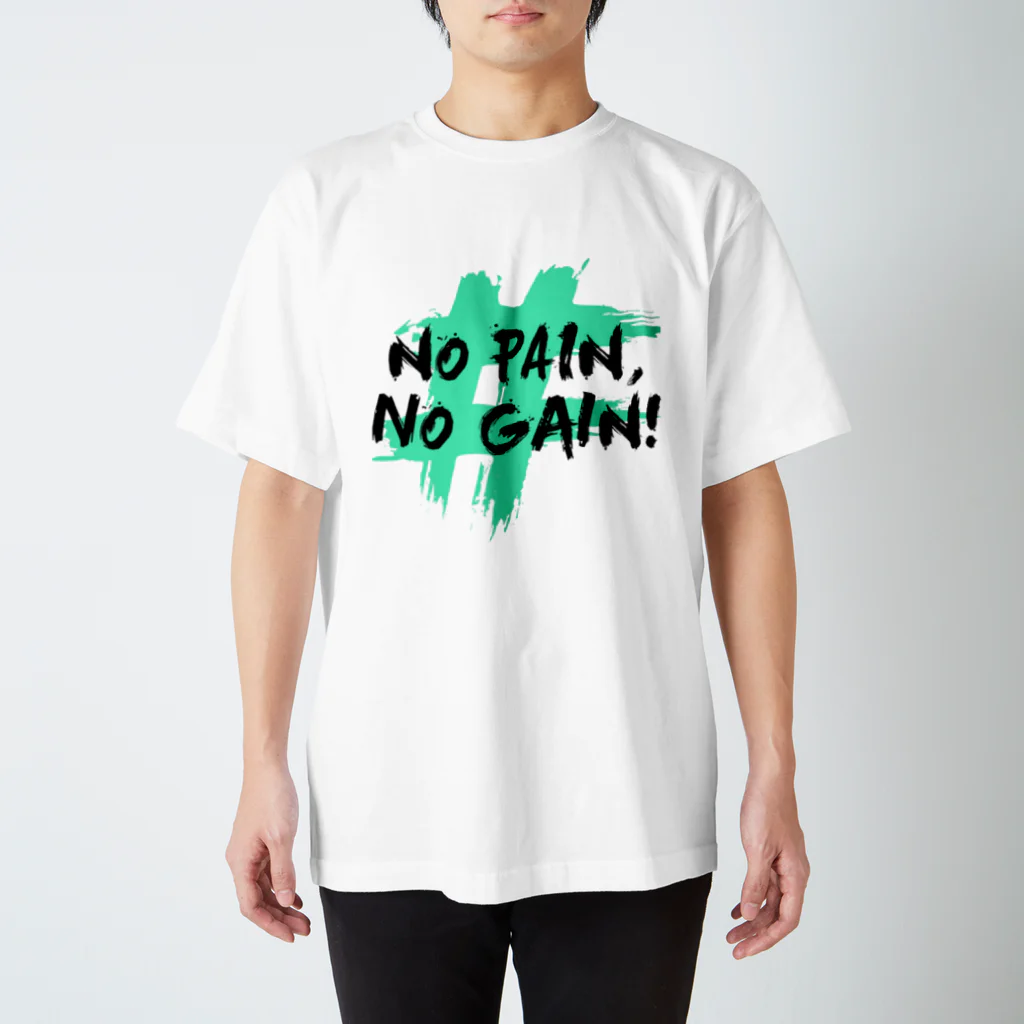 PLAYBOYのNO PAIN,NO GAIN スタンダードTシャツ