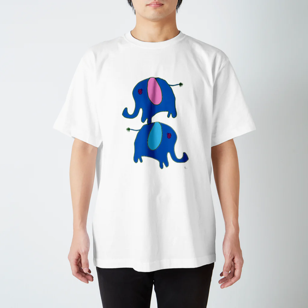 na.nariののっかるぞう Regular Fit T-Shirt