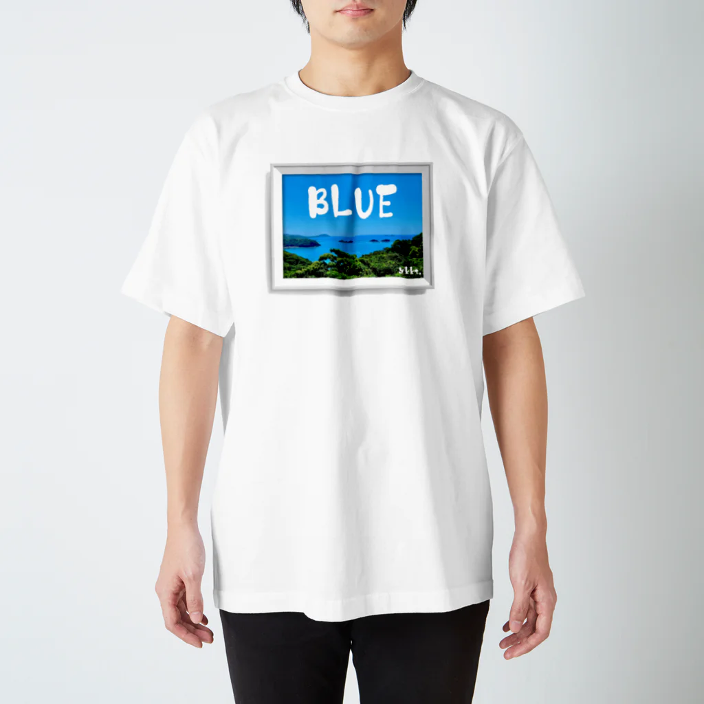 ykkthrの海　BLUE スタンダードTシャツ