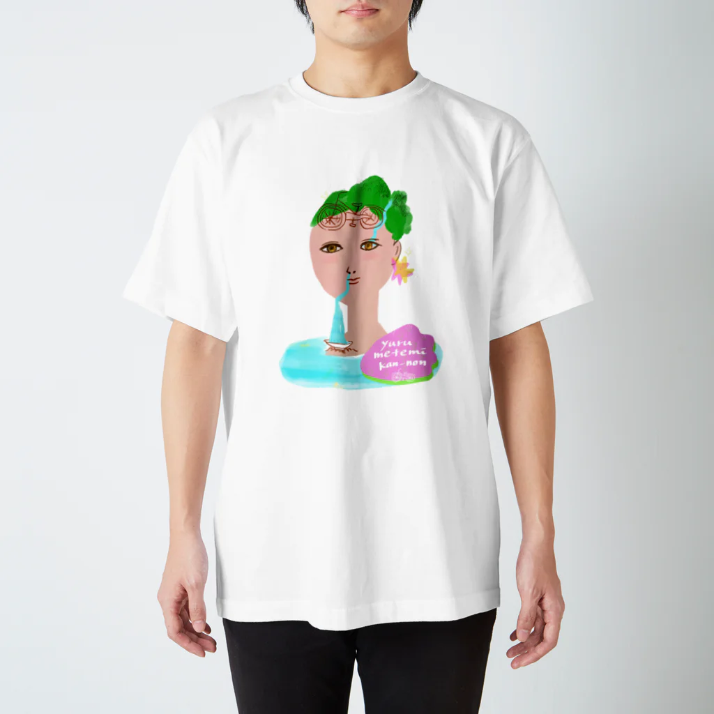 小川賀子のゆるめてみ観音（カラー） Regular Fit T-Shirt