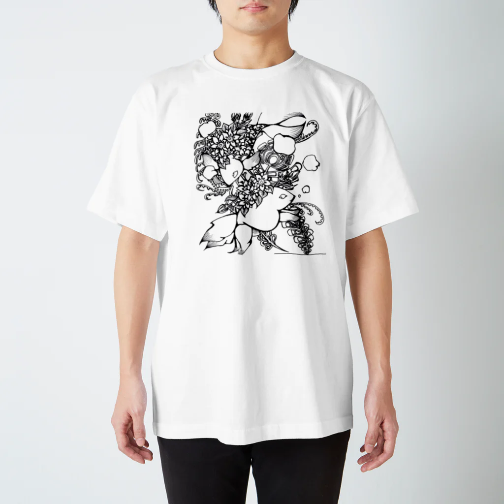 clover9693の華金魚~乱舞 スタンダードTシャツ