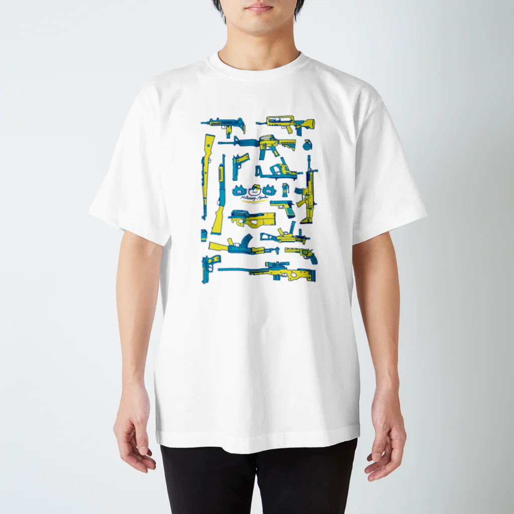 995(ｷｭｳｷｭｳｺﾞ)のミリにゃん Regular Fit T-Shirt