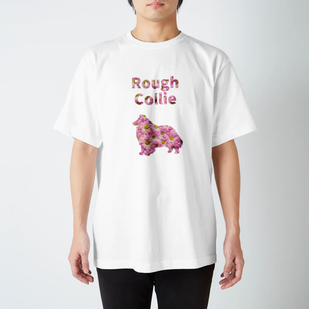 onehappinessのラフコリーとデイジー Regular Fit T-Shirt