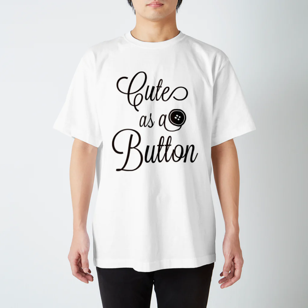 更紗屋雑貨店のCute as a Button Regular Fit T-Shirt