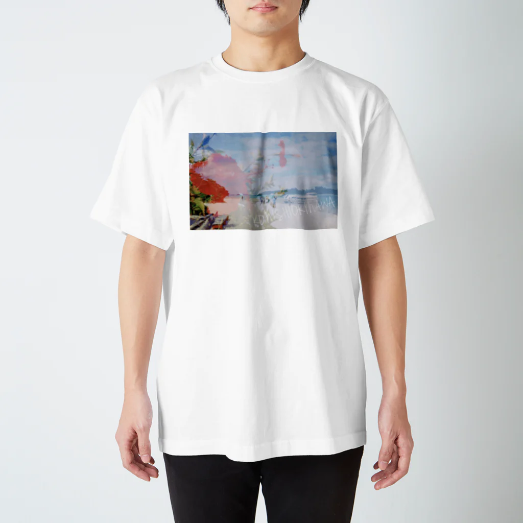 茉莉花の沖縄てぃー Regular Fit T-Shirt