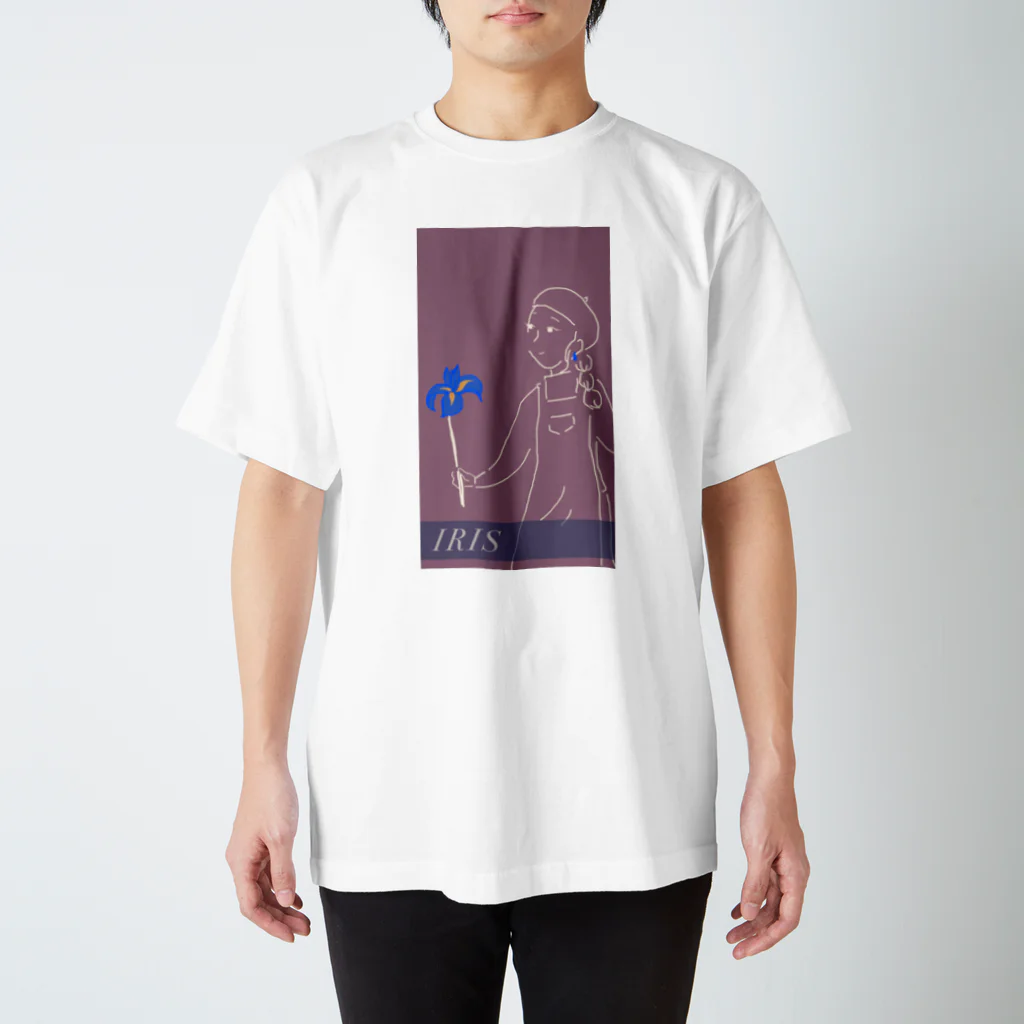 ピンクノヒヨ子のアヤメ スタンダードTシャツ