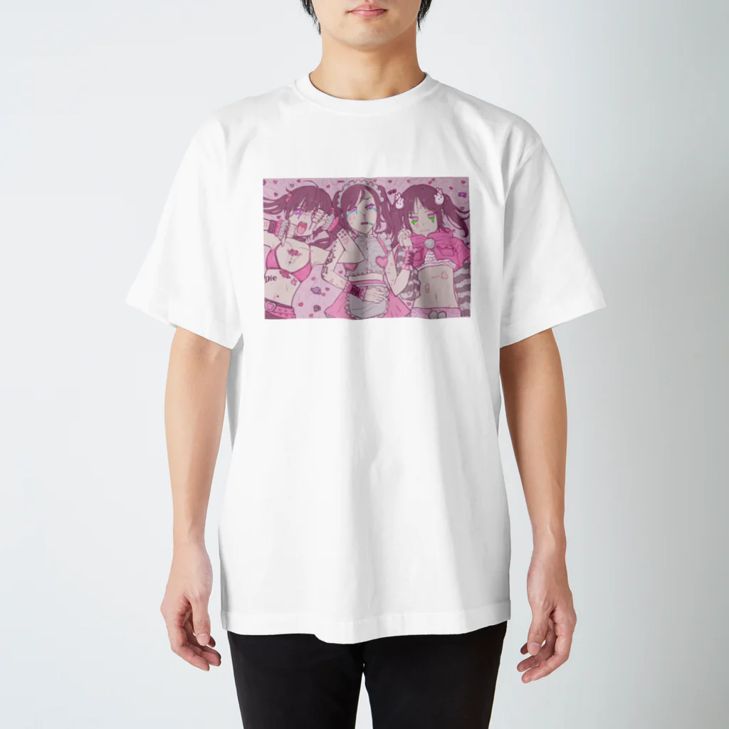 くめしーの【惑溺ツインテール】 Regular Fit T-Shirt