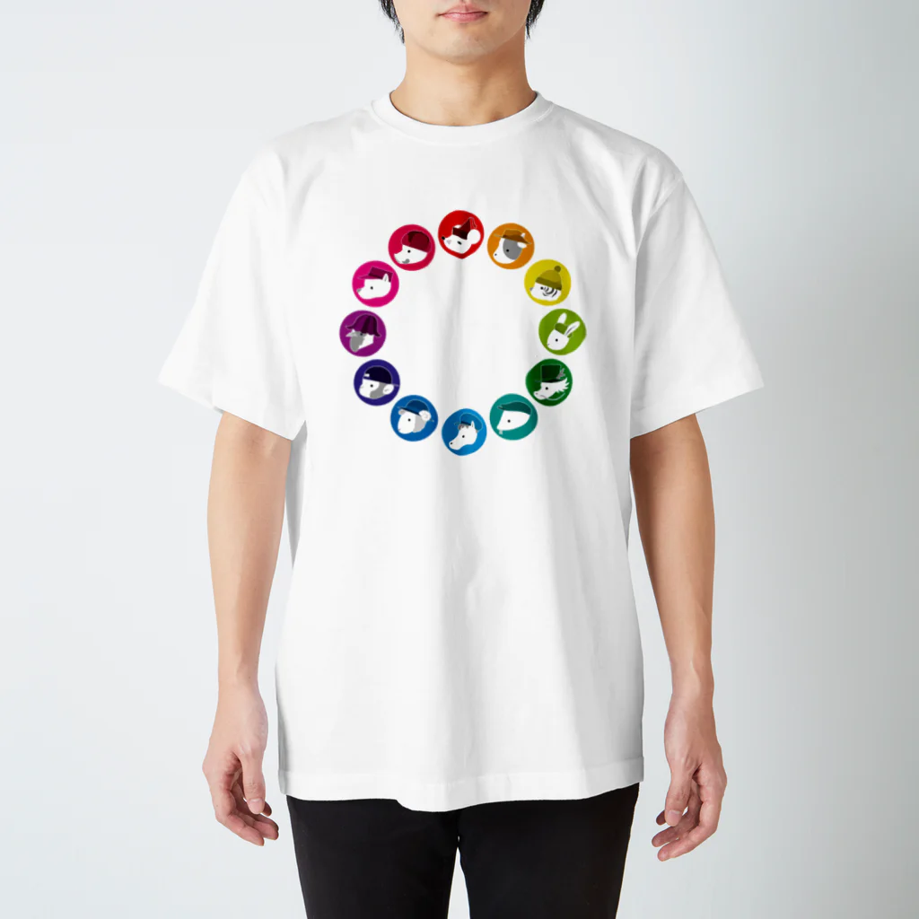 KAGO @旅するイラストレーターのじゅうにしきそうかん○ Regular Fit T-Shirt