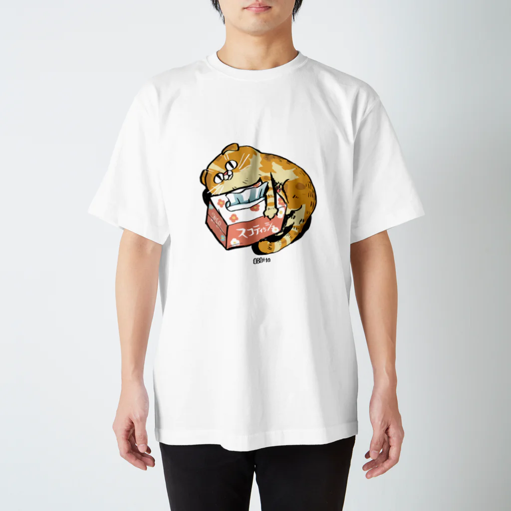 おかゆ帝国のスコティッシュフォールド スタンダードTシャツ