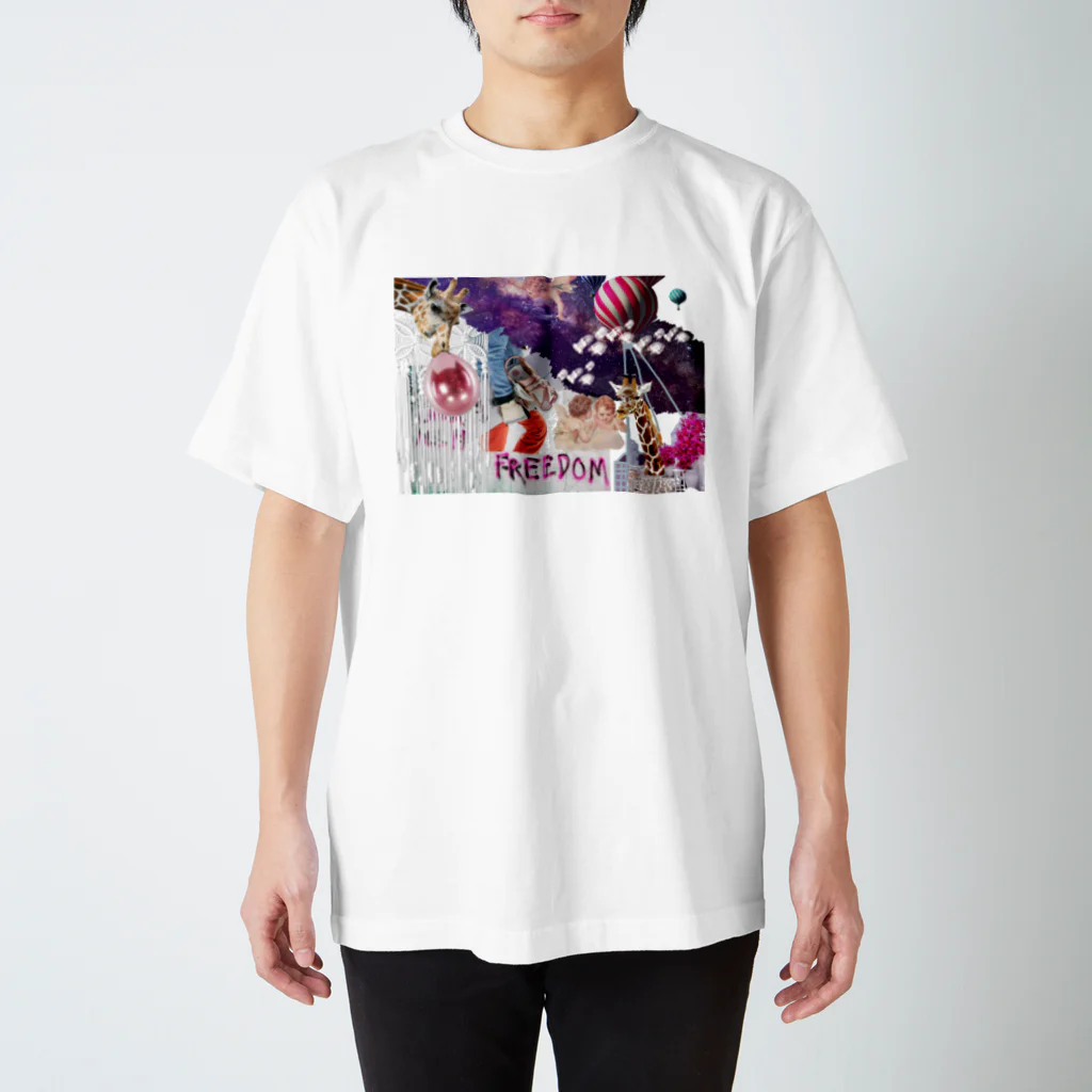 iwashi_dddのfreedom キリン Regular Fit T-Shirt