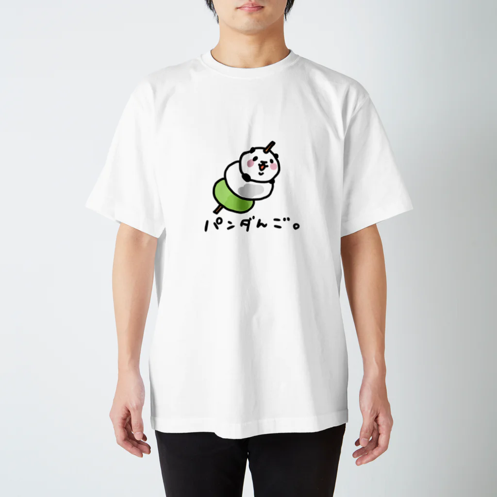 mihoのだらけぱんだ　パンダんご スタンダードTシャツ