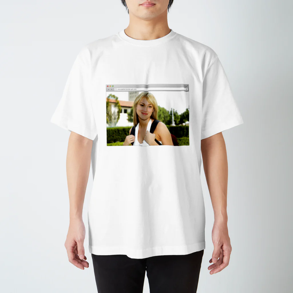 インターネットショッピングのParked Domain Girl スタンダードTシャツ