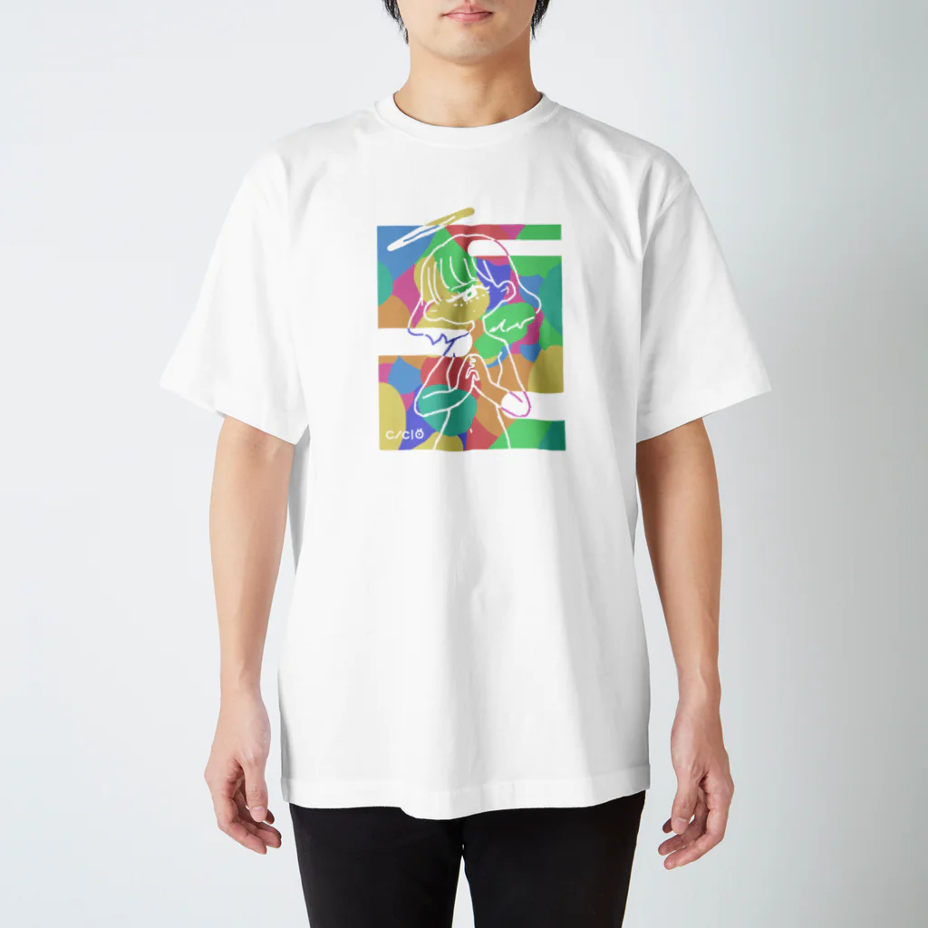 (有)さいくろぷすの祈りを華を-彩 スタンダードTシャツ