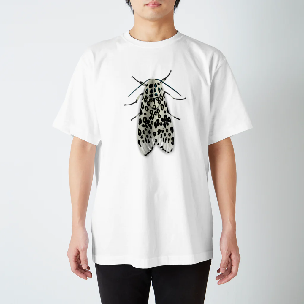 circle and dropsのLeopard moth スタンダードTシャツ