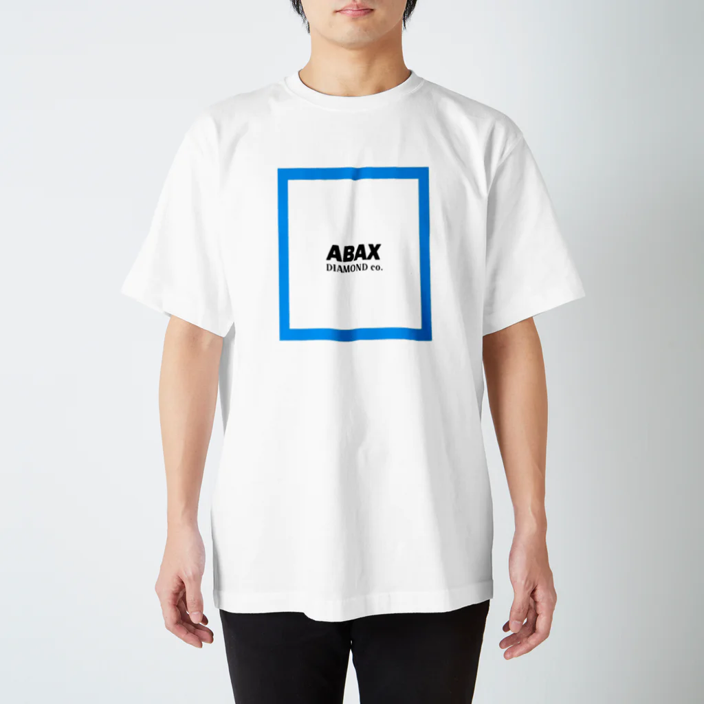 ABAX DIAMOND co.のABAX DIAMOND co.　ブルーボックスT ワンカラー Regular Fit T-Shirt