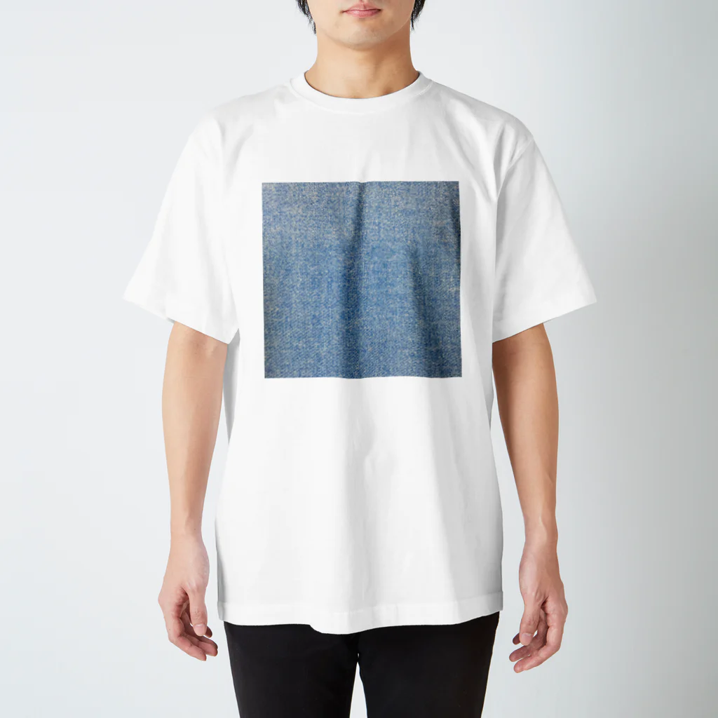 ちりの異素材感ですがプリント Regular Fit T-Shirt