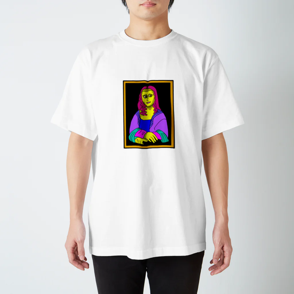 szkaのpopping Mona Lisa スタンダードTシャツ