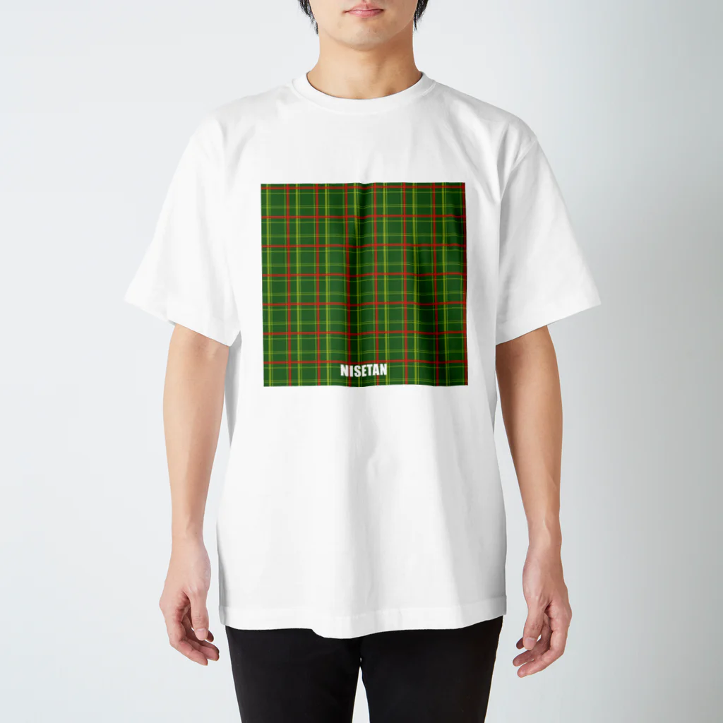 MAGUROのチェック柄 スタンダードTシャツ