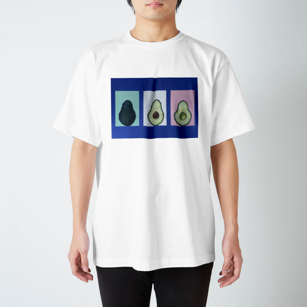 ふじおか みぃのアボカド（Blue） スタンダードTシャツ