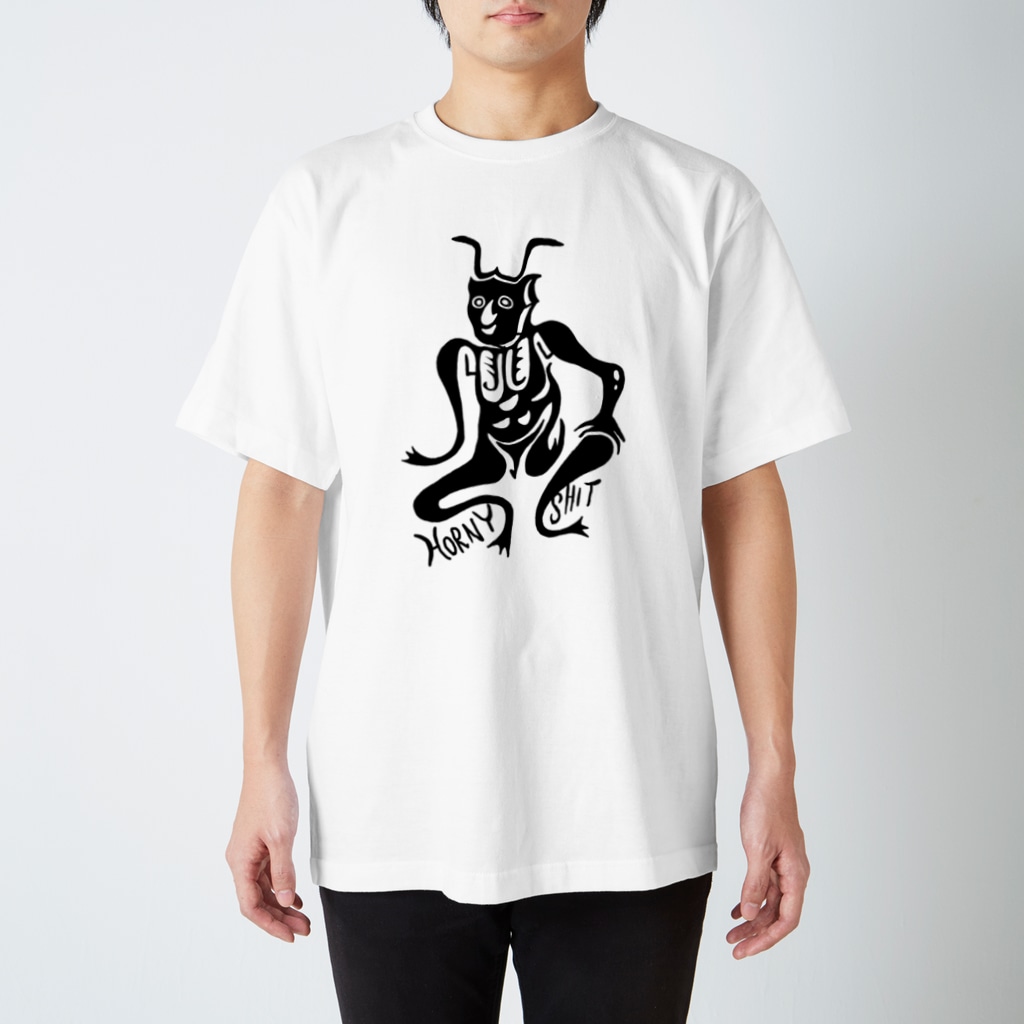 ゴトウヒデオ商店　ゲットースポーツの角大師Tシャツ Regular Fit T-Shirt
